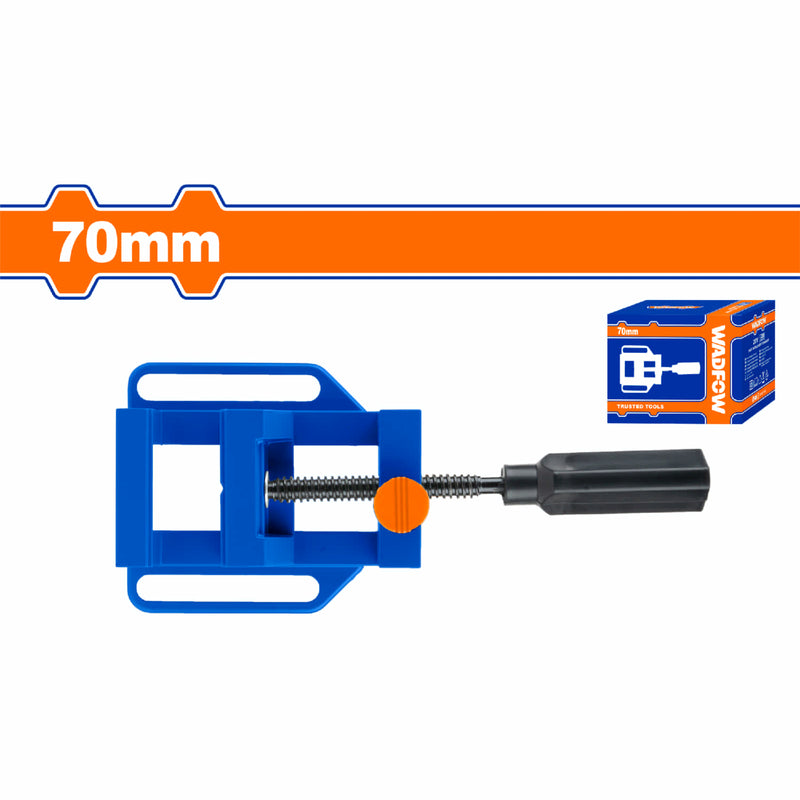 Prensa Abrazadera Plana De Liberación Rápida 0-70mm Profundidad 30mm