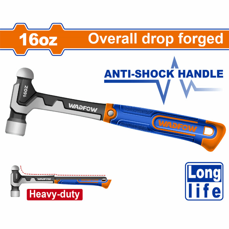 Martillo de Bola 16oz/450g. Tratamiento térmico. Acero al carbono