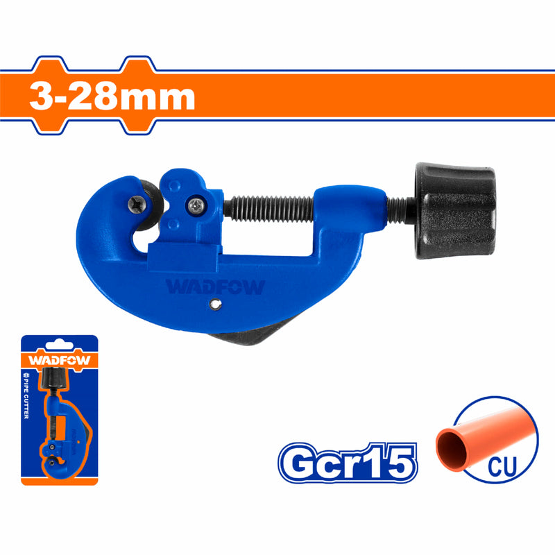 Cortatubos para cobre y aluminio. Diámetro Corte 3-28mm. Cortador de tubos redondos