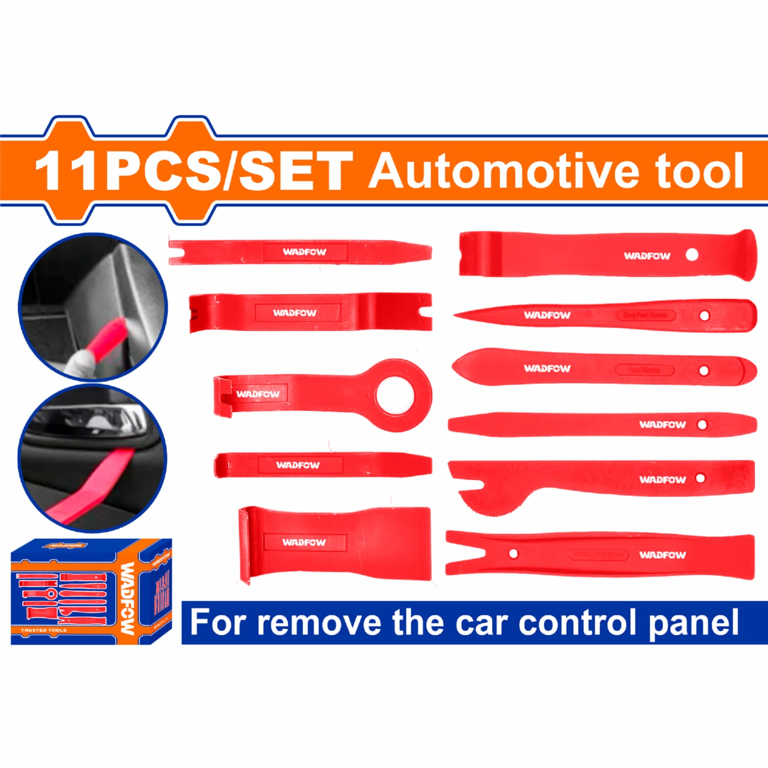 Herramientas de Desmontaje para Retirar Paneles Set 11 pzas