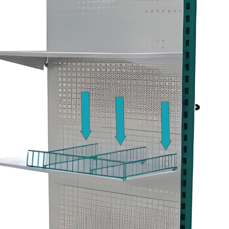 Divisor lateral de Repisa para Exhibidor ferretero Carbone 950*460*2200mm