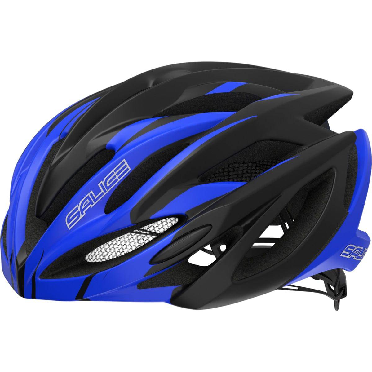 Casco Ghilbi Italiano Para Ciclismo De Carretera. Color Azul/Negro, Talla S/M