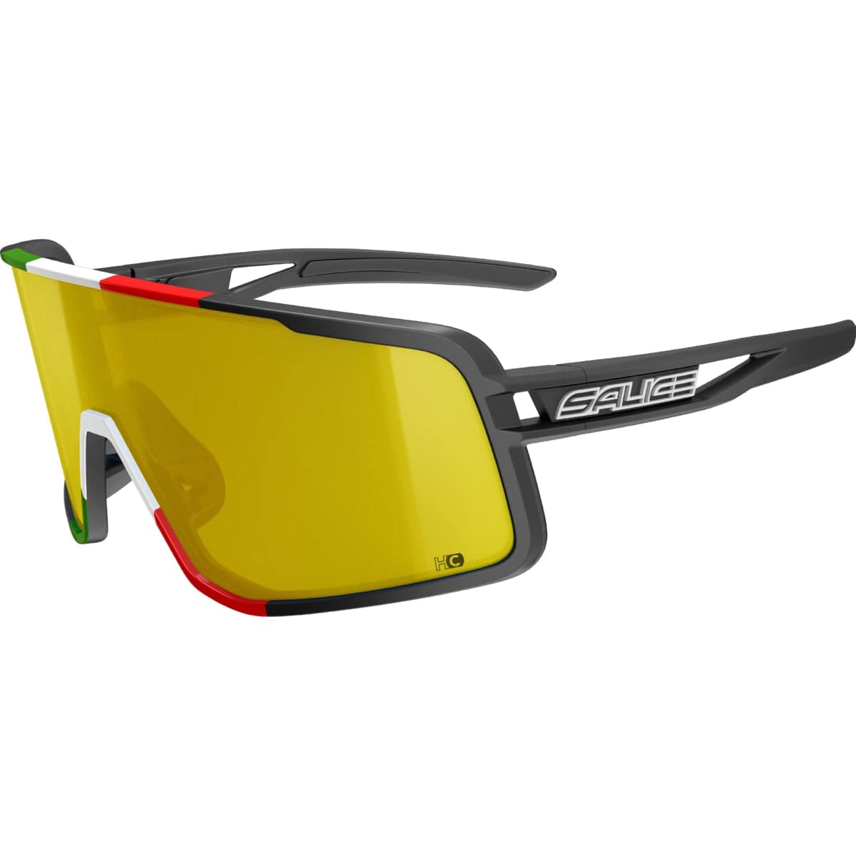 Lentes Con Diseño Muy Aerodinámico Para Ciclismo, Color Negro/Amarillo