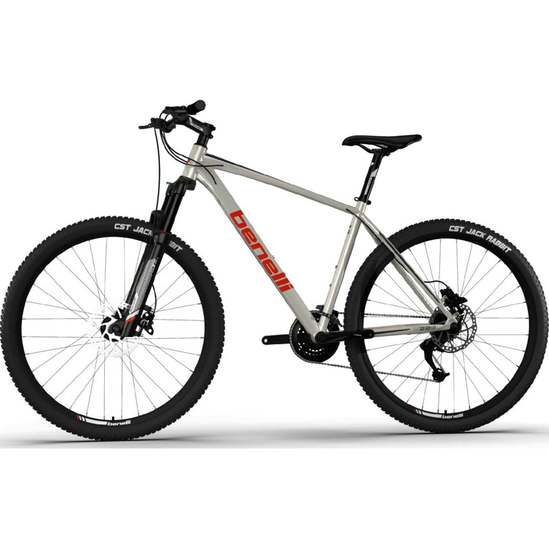 Bicicleta Montañera De Aluminio, Rin 29 MTB Benelli. Color Blanco / Rojo, Talla S