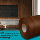 Lámina autoadhesiva panel Decorativo PU 1.20 m x 2.80 m x 2.4 mm. Acabado: Teca Wood