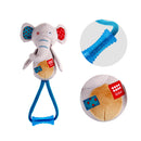 Peluche Elefante de tela con cuerda para mascota