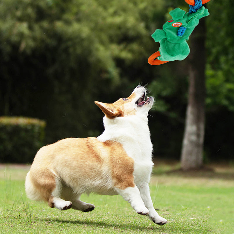 Juguete Iron grip cocodrilo cuerda para mascota