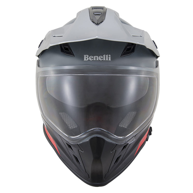 Casco PARA MOTO BX31 Benelli Rojo/Gris Talla XXL