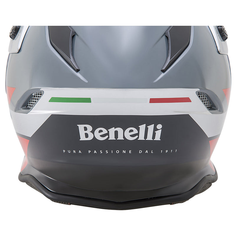 Casco PARA MOTO BX31 Benelli Rojo/Gris Talla XXL