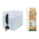 Portador De Agua Plegable Camping 10L Con Dispensador