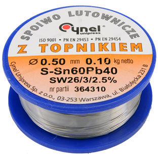Estaño Sn60Pb40 (0.5 Mm, 100 G)