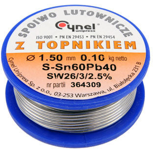 Estaño Sn60Pb40 (1.5 Mm, 100 G)