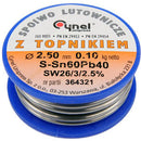 Estaño Sn60Pb40 (2.5 Mm, 100 G)