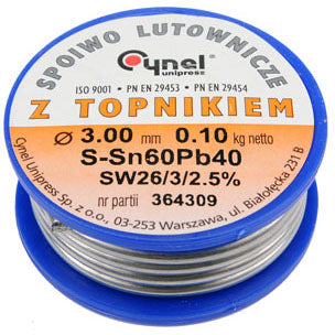 Estaño Sn60Pb40 (3.0 Mm, 100 G)