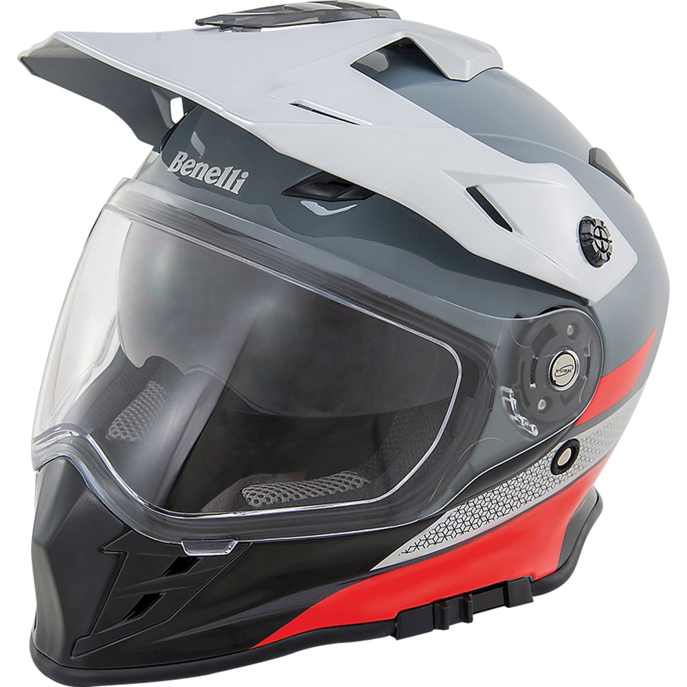 Casco PARA MOTO BX31 Benelli Rojo/Gris Talla XXL