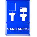 Letrero "Sanitarios" Surtek