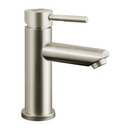 Llave de Lavamanos Individual. Acabado satinado. Grifo para Lavabo. Pluma Agua Fría y Caliente. Acero Inoxidable.