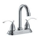 Llave Mezcladora 4" Para Lavamanos Con Cubierta y Manerales Estilo Elegante. Pluma Grifo con Modo Frío y Caliente.