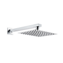 Regadera Cuadrada 8" con Brazo de 40 cm. Set de Ducha Acero Inoxidable Cromado.