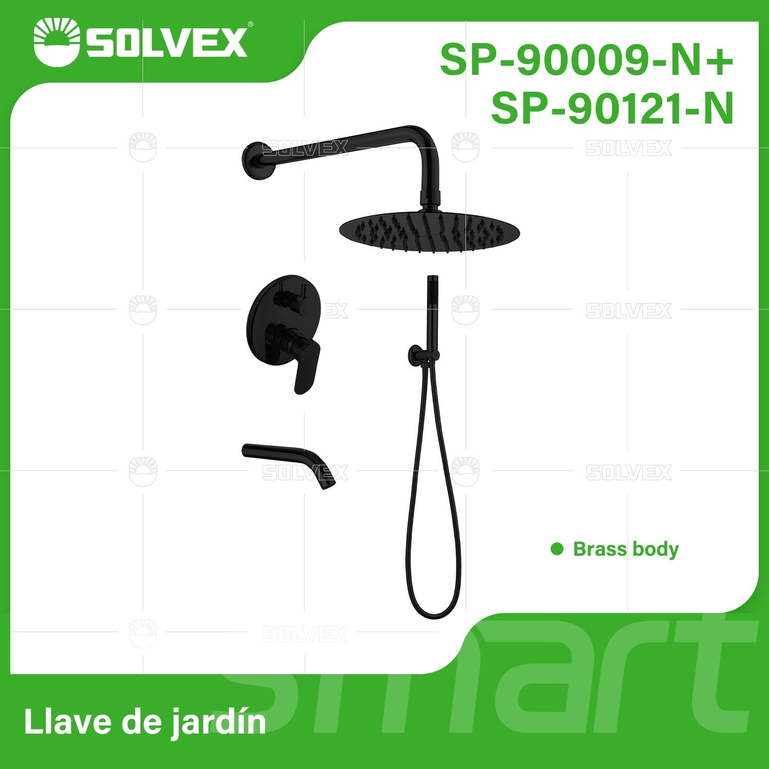 Ducha Para Empotrar. Juego De Mezcladora Monomando Con Desviador Para Bañera. Regadera Redonda De 8”, Ducha Teléfono Y Surtidor Inferior.