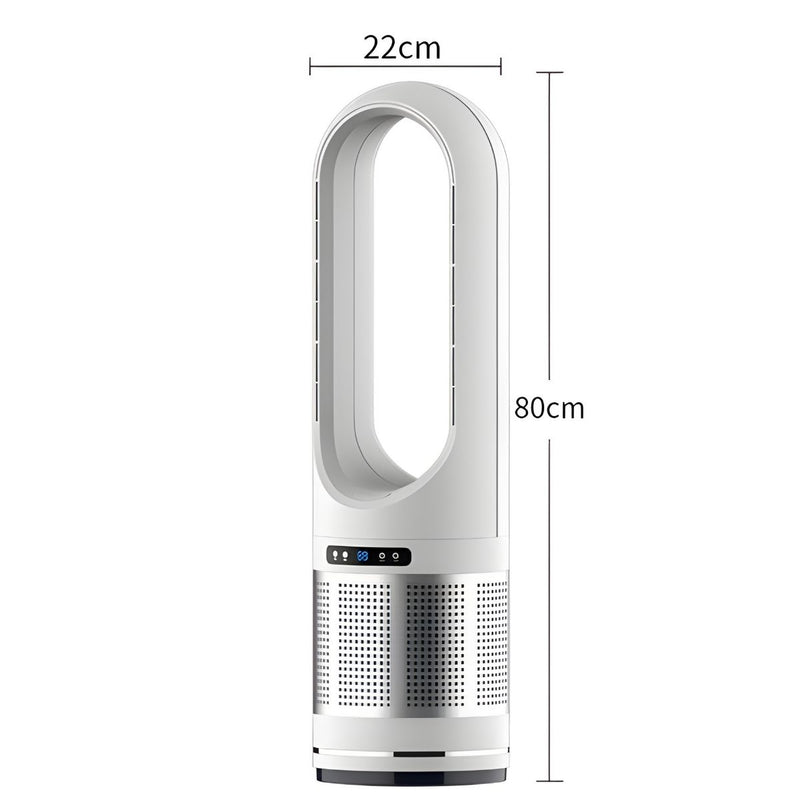 Abanico Sin Aspas Y Purificador De Aire De 32” (80x22cm) 110V. Ventilador De 40W Y 50Hz elimina el 99.95 % de partículas PM 2.5