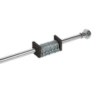 Barra tubo Ajustable cromado para  cortinas 100-200cm Hierro resistente y diseño moderno.