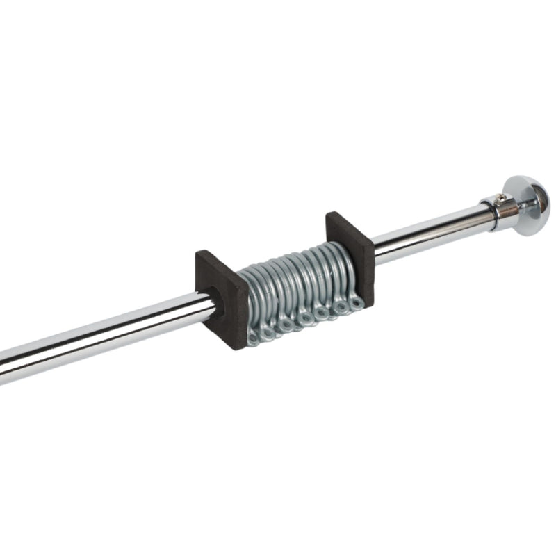Barra tubo Ajustable cromado para  cortinas 100-200cm Hierro resistente y diseño moderno.