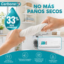 Repuesto Paños Húmedos para Trapeador con Mopa  Carbone Clean Freak Clipmaster Pro (UN-C030). Pack de 36 Paños para Limpieza de Pisos.