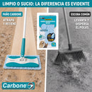 Repuesto Paños Barredores Secos Carbone Clean Freak para Trapeador Clipmaster Pro con Mopa. Pack de 14 Paños Atrapa Polvo y Pelos de Mascotas. Compatible con UN-C030.