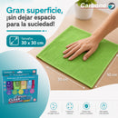 Paños de Microfibra Carbone Clean Freak. 30x30cm para Limpieza. Paños Multiuso Lavables y Reutilizables (Set de 5 unidades).