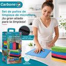 Paños de Microfibra 30x30cm para limpieza. Toallas Multiuso Lavables, Reutilizables y Absorbentes (Pack de 50 unidades). Clean Freak
