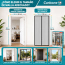 Cortina Mosquitera Magnética Multiuso. Color Negro. Mosquitero Para Puertas (100x220cm). Malla Antimosquitos Fácil De Instalar.