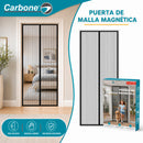 Cortina Mosquitera Magnética Multiuso. Color Negro. Mosquitero Para Puertas (100x220cm). Malla Antimosquitos Fácil De Instalar.