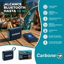 Bocina Bluetooth 5W con Alcance de 10m y  3 Horas de Reproducción. Parlante con Micrófono Manos Libres. Sistema de Conexíon Simultánea hasta 2 bocinas