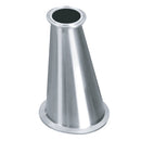 Reduccion clamp exentrica sanitaria 1 1/2"x1" 304. 3A.