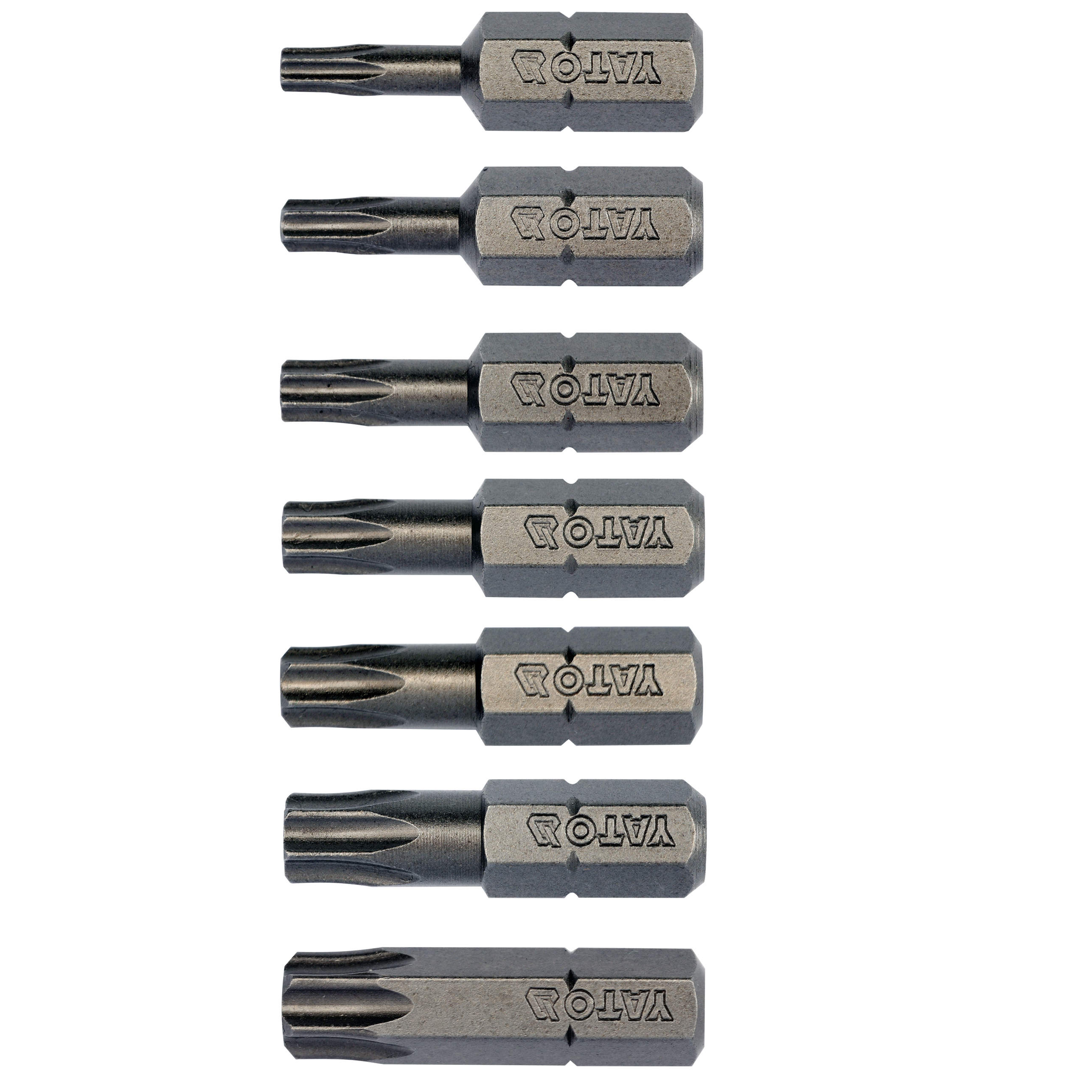 10 Pzas - Puntas Torx De Destornillador 1/4" x 25mm