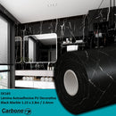 Lámina autoadhesiva panel Decorativo PU 1.20 m x 2.80 m x 2.4 mm. Acabado: Black Marble