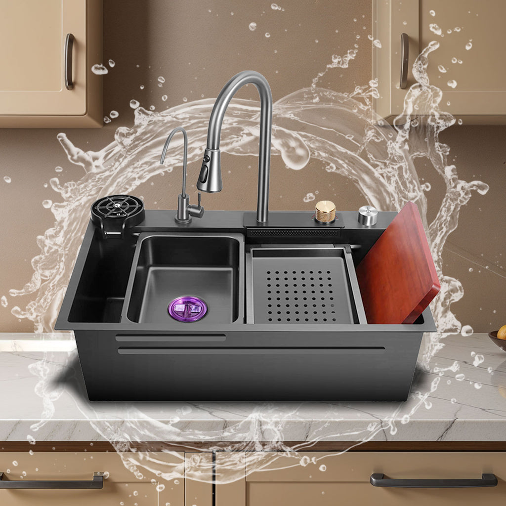 Lavello Acciaio Inox Lavello Da Cucina In Acciaio Inox Autoportante - Con Rubinetto E Gocciolatoio | Per Esterno Lavello Acciaio Inox Autoportante - Foto 7