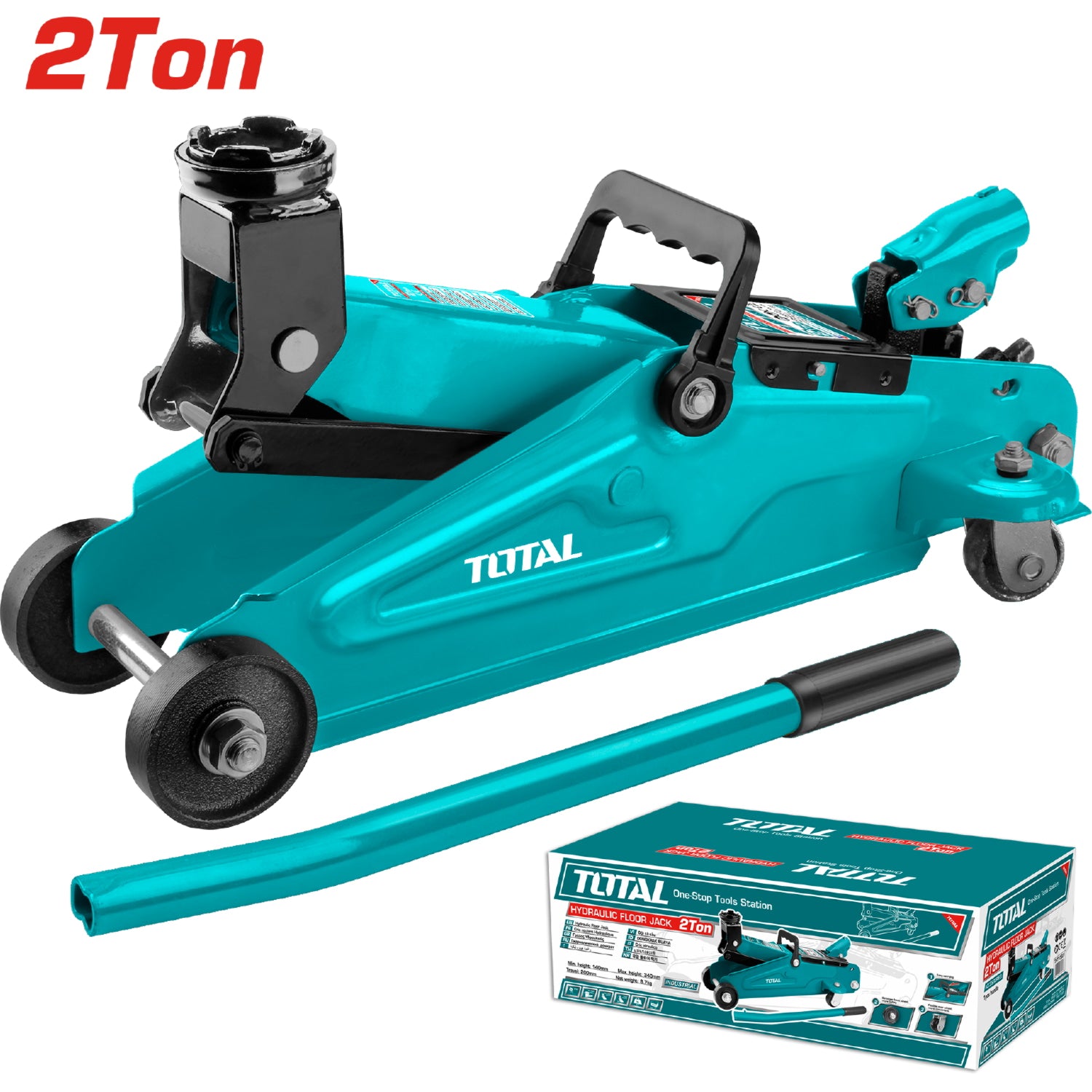 Gato hidraulico de piso 2Ton