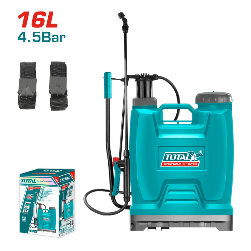 Fumigadora asperjadora Rociador Manual Mochila Para Uso Agrícola 16 Litros. 4.5BAR