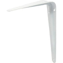 Angulos para repisas de acero, blanco Surtek