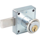 Cerradura Mueble Cuadrad Cilindro Corto Cromo Brillante Lock