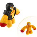 Peluche Gladiador Amarillo Muñeco Para Mascota