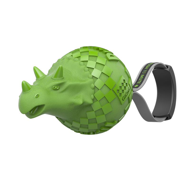 Juguete Dinoball Triceraptops verde mascota