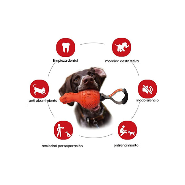 Juguete Dinoball Apatosaurus naranja mascota