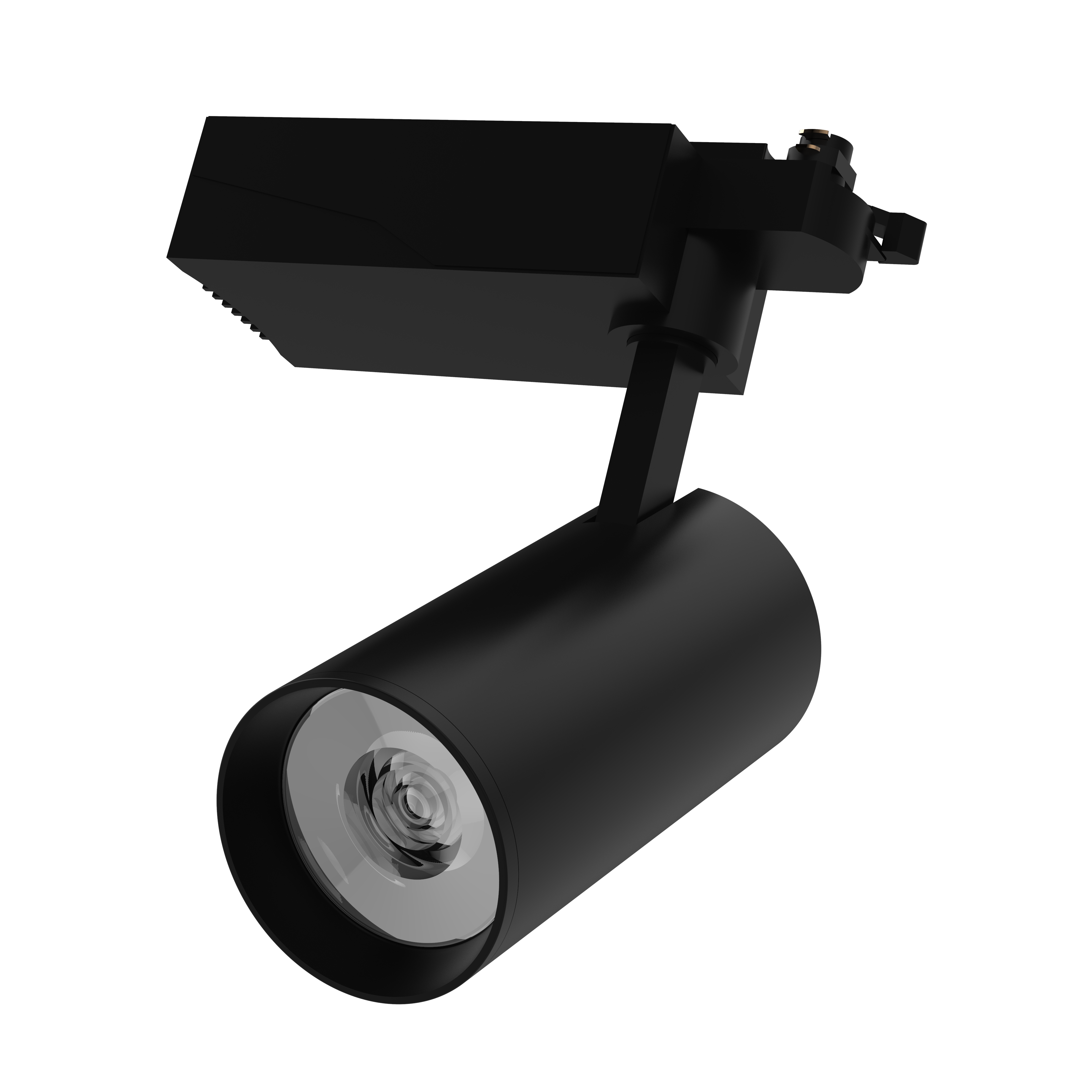 Lampara spot led de techo para riel, color negro, luz blanca cálida 2700-3200K