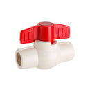 Válvulas de bola de paso CPVC para usar con pegamento 150PSI, para Agua caliente