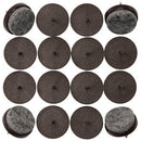 Deslizadores De Fieltro Para Muebles Con Clavos (16 Piezas)