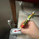 Piloto marcador industrial rojo de pintura permanente