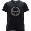 Franela negra con logo Benelli talla XL